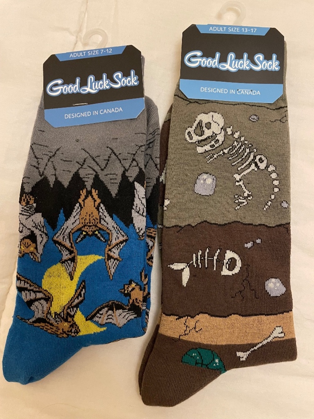 Dinosaur Socks - Designed in Canada - NWT!